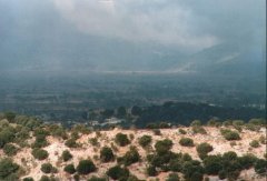 Wie immer ist die Lassithi wolkenverhangen