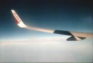 Tragflche mit Winglet einer Boeing 737