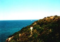 Hinter dem Hotel Mirabello
