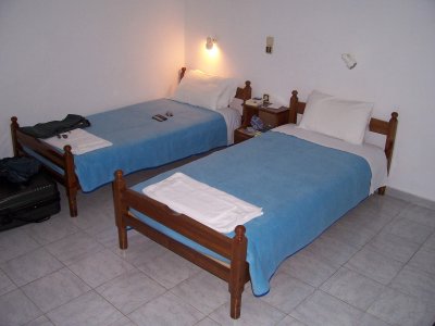 Einfach aber sehr gemtlich. Das Schlafzimmer vom Appartement 3