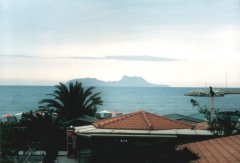 Blick auf die  Paximadi vom Romantika in Agia Galini